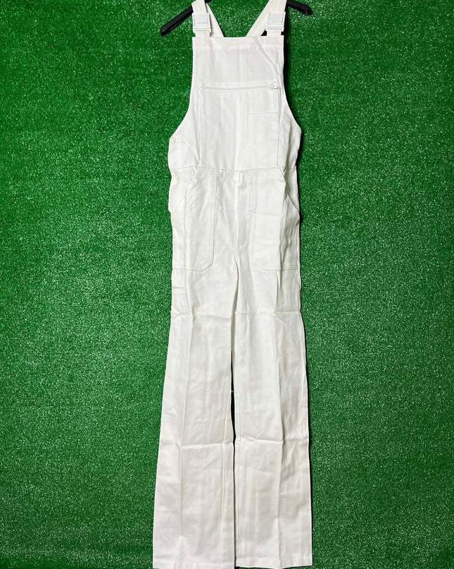 Dámske monterkové nohavice na traky TIM (S)