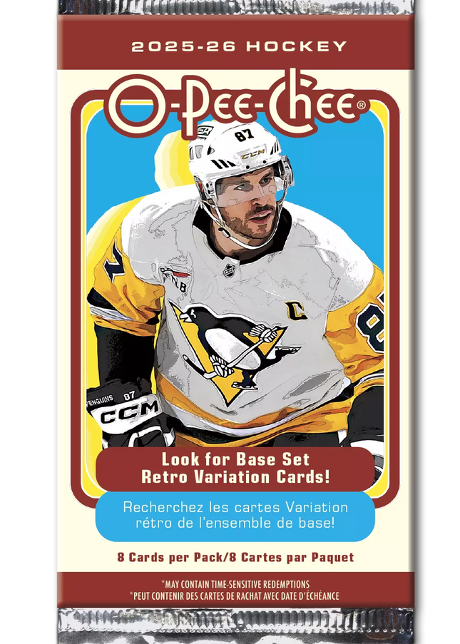 2025-26 Upper Deck O-Pee-Chee Hockey Blaster Pack