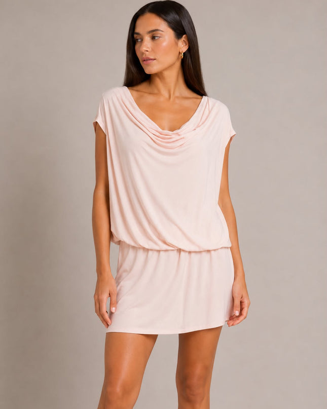 Dámske šaty ružové (4XL)