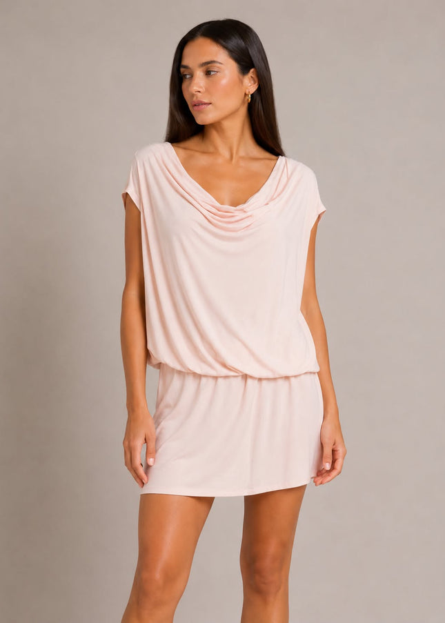 Dámske šaty ružové (4XL)
