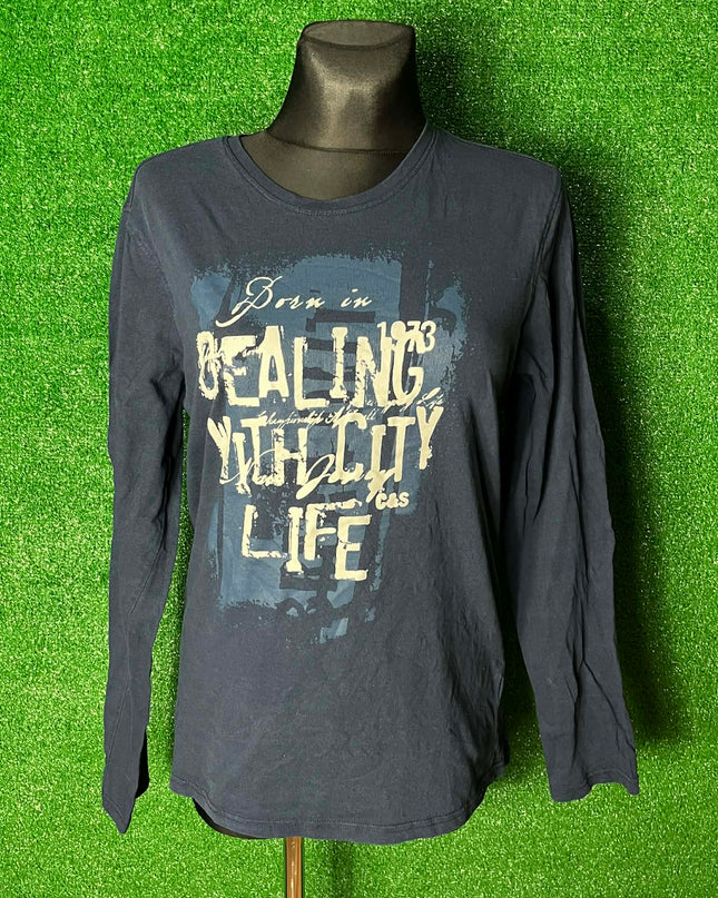 Dámske tričko s dlhým rukávom Candy Founded (XL)