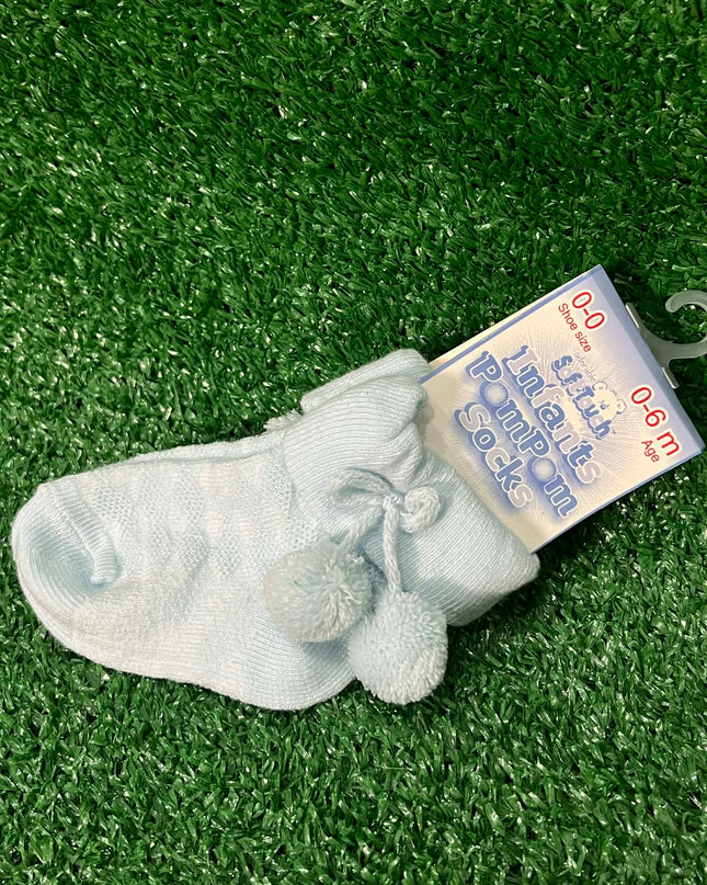 Detský podbradník + ponožky PomPom