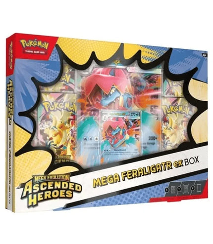 Pokémon: Ascended Heroes Mega Feraligatr EX box