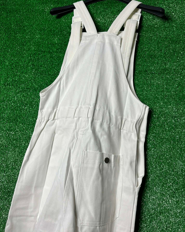 Dámske monterkové nohavice na traky TIM (S)