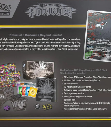 Pokémon: Pitch Black Elite Trainer box Mega Darkrai ex