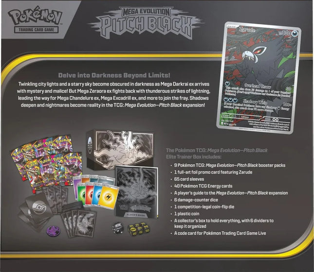 Pokémon: Pitch Black Elite Trainer box Mega Darkrai ex
