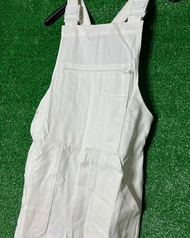 Dámske monterkové nohavice na traky TIM (S)