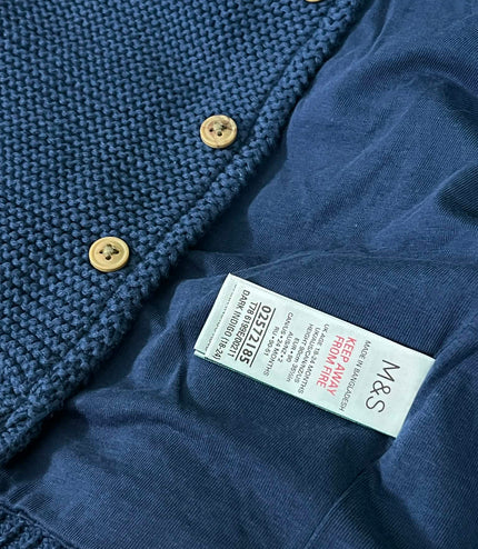 Chlapčenský bavlnený svetrík M&S (18-24 mesiacov)