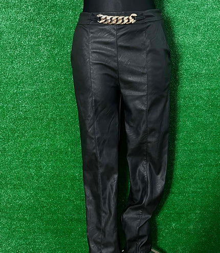 Dámske kožené nohavice New Collection (S,L)