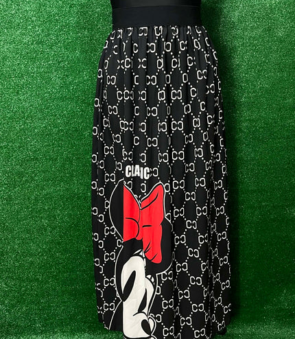 Dámska sukňa s motívom Mickey Mouse (M)