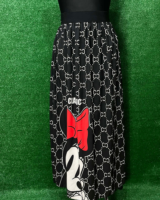 Dámska sukňa s motívom Mickey Mouse (M)