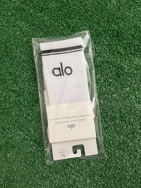 ALO Yoga ponožky bielo čierne (39-42)