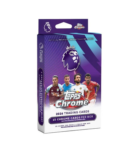 Topps Chrome Premier League 2026 Hanger Box