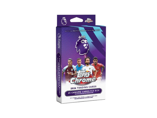 Topps Chrome Premier League 2026 Hanger Box
