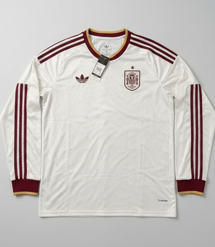 Futbalový dres Španielsko s dlhým rukávom